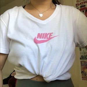 Pink nike shirt